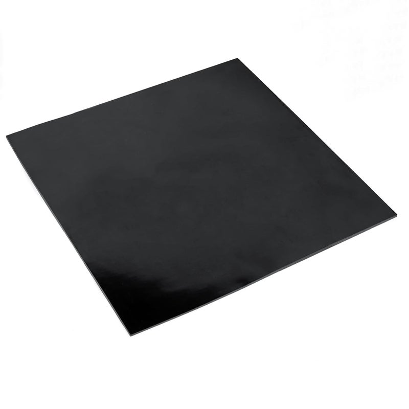 WochiTV Nitrile Rubber Sheet, 1/16" Thick x 12" Wide x 12" Long, Buna-N Shore A65 Hardness NBR Pad, Fuel Oil Resistant Rubber Gasket Material, Ideal for Seals Bumpers DIY Projetcts - Image 1